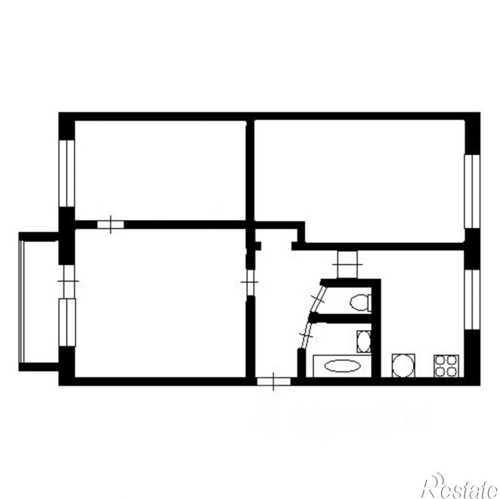 3-комн квартира ул 50 лет ВЛКСМ, 26,  д. 26